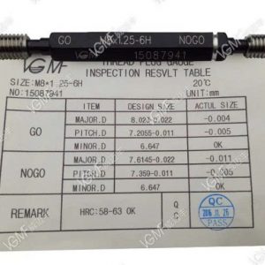 Dưỡng kiểm ren lổ M1.2 * 0.25-6H (VGMF)