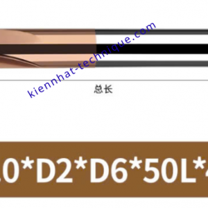 Mũi phay cầu lõm R2x2x6x50x4F