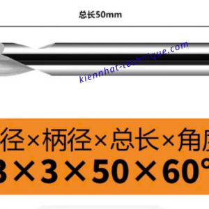 Mũi Spotdrill & Chamfer hợp kim nhôm D3*60°