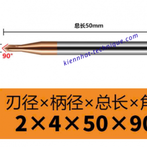 Mũi Chamfer hợp kim D2*90°