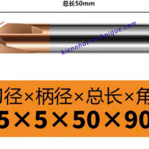 Mũi Chamfer hợp kim D5*90°