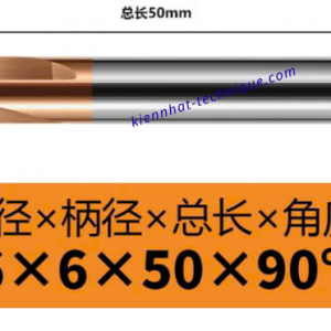 Mũi Chamfer hợp kim D6*90°