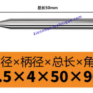Mũi Spotdrill & Chamfer hợp kim nhôm D2.5*90°