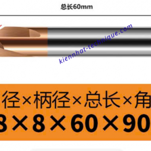 Mũi Chamfer hợp kim D8*90°