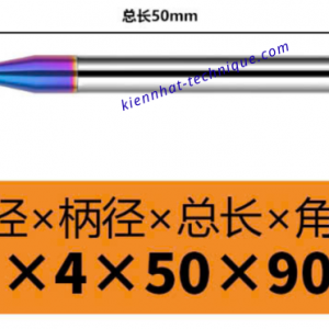 Mũi Chamfer hợp kim nhôm D2*90°