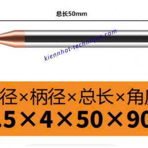 Mũi Spotdrill & Chamfer hợp kim D1.5*90°