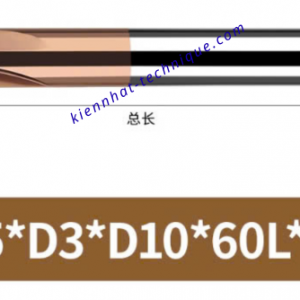 Mũi phay cầu lõm R3.5x3x10x60x4F