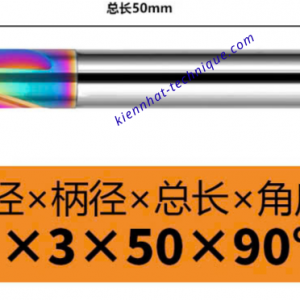 Mũi Chamfer hợp kim nhôm D3*90°