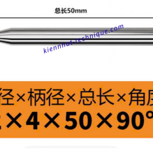 Mũi Spotdrill & Chamfer hợp kim nhôm D2*90°