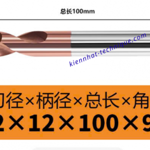 Mũi Spotdrill & Chamfer hợp kim D12*90°*100