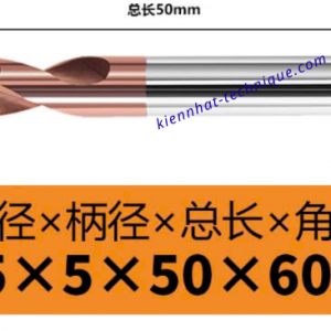 Mũi Spotdrill & Chamfer hợp kim D5*60°