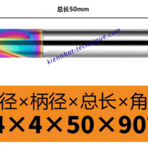 Mũi Chamfer hợp kim nhôm D4*90°