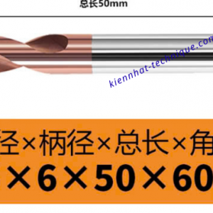 Mũi Spotdrill & Chamfer hợp kim D6*60°