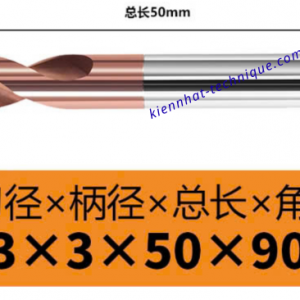 Mũi Spotdrill & Chamfer hợp kim D3*90°