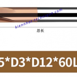 Mũi phay cầu lõm R4.5x3x12x60x4F