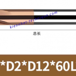 Mũi phay cầu lõm R5x2x12x60x4F