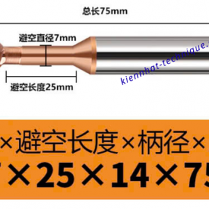 Mũi phay cầu Lollipop R7.0