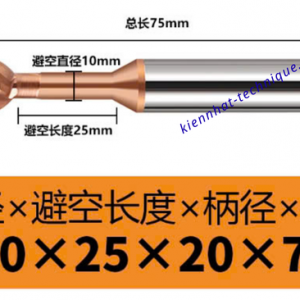 Mũi phay cầu Lollipop R10