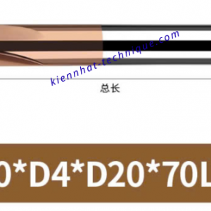 Mũi phay cầu lõm R8x4x20x70x4F