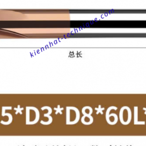 Mũi phay cầu lõm R2.5x3x8x60x4F