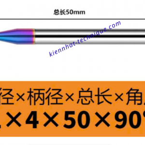 Mũi Chamfer hợp kim nhôm D1*90°