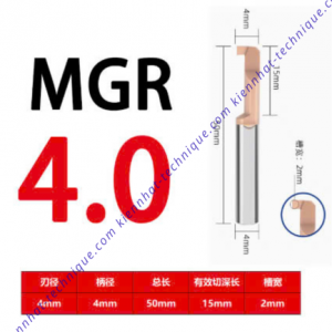 Móc rãnh lổ hợp kim MGR4*0.5*10L*50*4