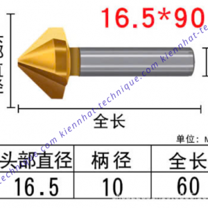 Mũi lã lổ D16*90° (1 lưỡi cắt)