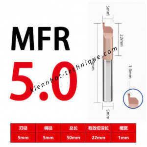Mũi chích rãnh mặt đầu MFR5*B1*22L*50*5