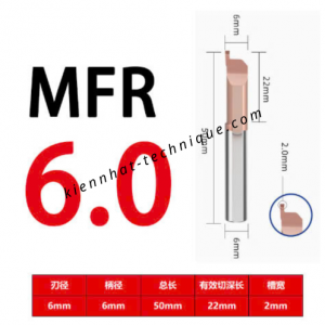 Mũi chích rãnh mặt đầu MFR6*B2*22L*50*6