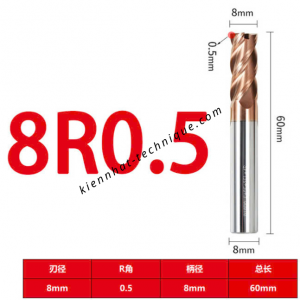 Dao phay Trụ cầu D8(R0.5)*20*60-4F