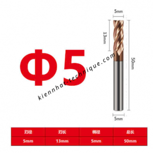 Dao phay Trụ 5*13*50*5-4F