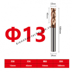 Dao phay Trụ 13*45*100*14-4F