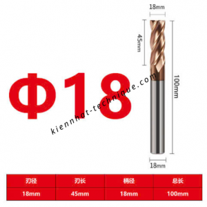 Dao phay Trụ 18*45*100*18-4F