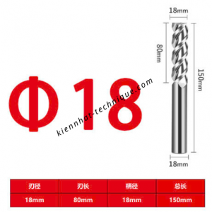 Dao phay Trụ nhôm 18*80*150*18-3F