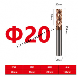 Dao phay Trụ 20*80*150*20-4F