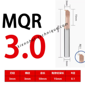 Dao móc lổ MQR-3-R0.1-L15