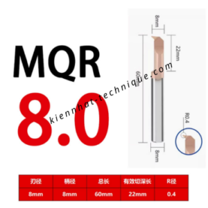 Dao móc lổ MQR-8-R0.4-L22