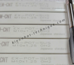 Mũi taro M10x1.25 TICN PO