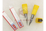 Dao khắc chử  D4*15 độ*R0.2*40L